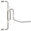 Load image into Gallery viewer, aFe Power 19-21 Toyota RAV4 L4-2.5L Takeda 304 SS Cat-Back Exhaust w/ Polished Tip - Additional View 5
