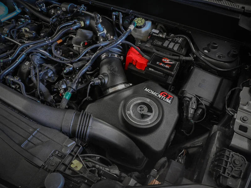 aFe Power 2021 Ford Bronco Sport L4-2.0L (t) Momentum GT Cold Air Intake System w/ Pro DRY S Filter - Side View