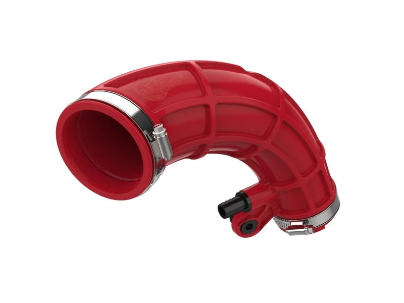 aFe Power 22-24 Toyota Land Cruiser (J300) / 22-24 Toyota Tundra V6-3.4L (tt) Red Turbo Inlet Pipes - Installation View