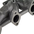 Load image into Gallery viewer, aFe Power BladeRunner Ductile Iron Exhaust Manifold 98.5-02 Dodge Diesel Trucks L6-5.9L (td) - Back View