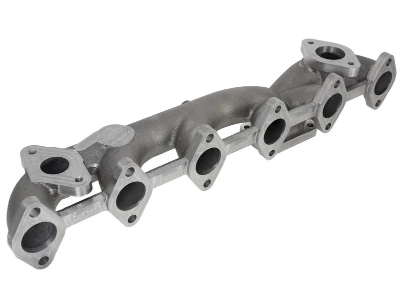 aFe Power BladeRunner Ductile Iron Exhaust Manifold w/ EGR 07.5-15 Dodge Diesel Trucks L6-6.7L (td) - Back View