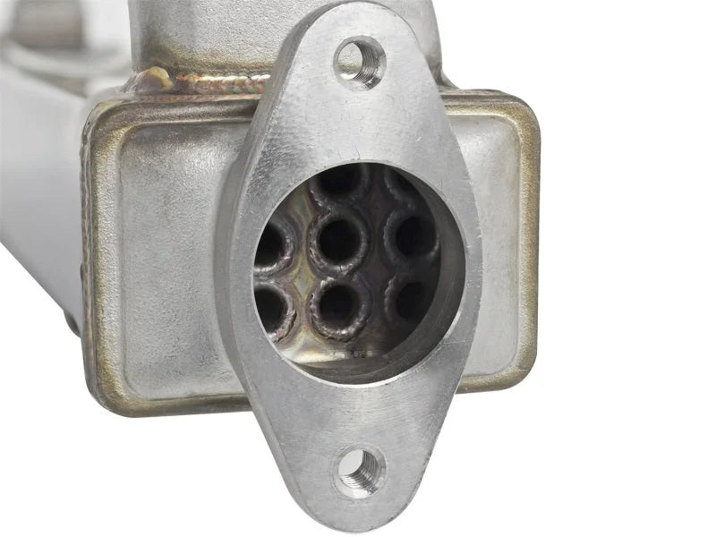 aFe Power BladeRunner EGR Cooler Horizontal 08-10 Ford Diesel Trucks V8-6.4L (td) - Installation View