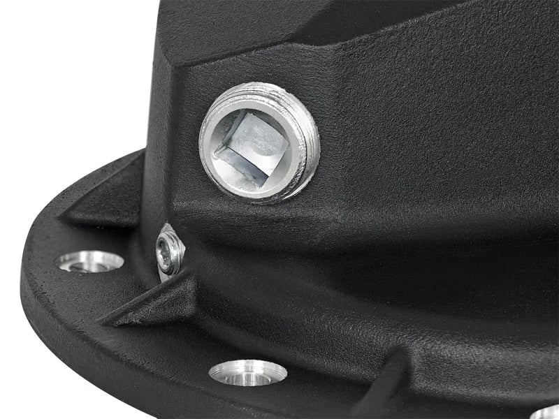 aFe Power Cover Diff Front Machined COV Diff F Dodge Diesel Trucks 03-11 L6-5.9/6.7L Machined - Additional View 5