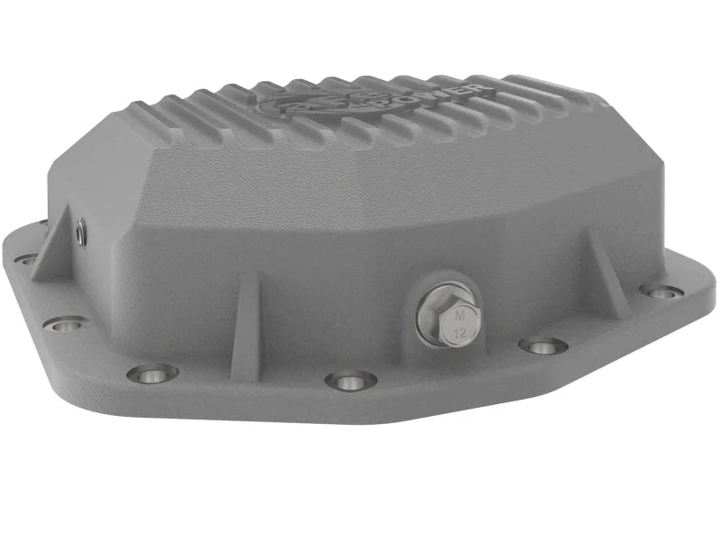 aFe Power Cover Diff Rear Raw 2019 Ford Ranger (Dana M220) - Back View