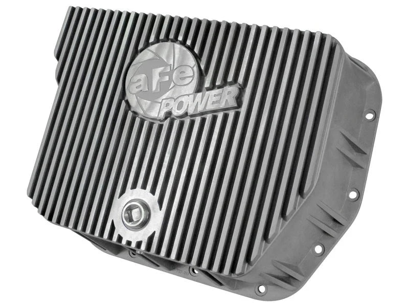 aFe Power Cover Trans Pan Machined Trans Pan 2006 Dodge RAM 5.9L Cummins - Main Product View