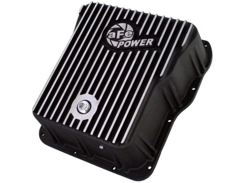 aFe Power Cover Trans Pan Machined Trans Pan GM Diesel Trucks 01-12 V8-6.6L Machined - Main Product View