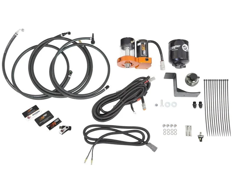 aFe Power DFS780 Series 99-03 Ford Diesel Trucks V8-7.3L (td) Boost Activated - Back View