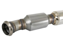 Load image into Gallery viewer, aFe Power Direct Fit 409 SS Catalytic Converter 14-18 Mini Cooper S 2.0T - Installation View
