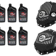 Load image into Gallery viewer, aFe Power Front/Rear Diff Cover Kit w/ Oil 20-25 GM Diesel Trucks V8 (AAM 9.25-12 &amp; AAM 11.5-12-14) - Main Product View