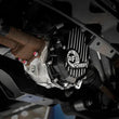 Load image into Gallery viewer, aFe Power Front/Rear Diff Cover Kit w/ Oil 20-25 GM Diesel Trucks V8 (AAM 9.25-12 &amp; AAM 11.5-12-14) - Side View