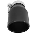 Load image into Gallery viewer, aFe Power Gas Exhaust Tip Black- 3 in In x 4.5 out X 9 in Long Bolt On (Black) - Additional View 5