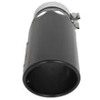 Load image into Gallery viewer, aFe Power Intercooled Tip Stainless Steel - Black 4in In x 5in Out x 12in L Bolt-On - Back View
