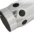Load image into Gallery viewer, aFe Power Intercooled Tip Stainless Steel - Polished 4in In x 5in Out x 12in L Bolt-On - Side View