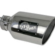 Load image into Gallery viewer, aFe Power MACH Force-Xp 304 Stainless Steel Clamp-on Exhaust Tip - Polished - Main Product View