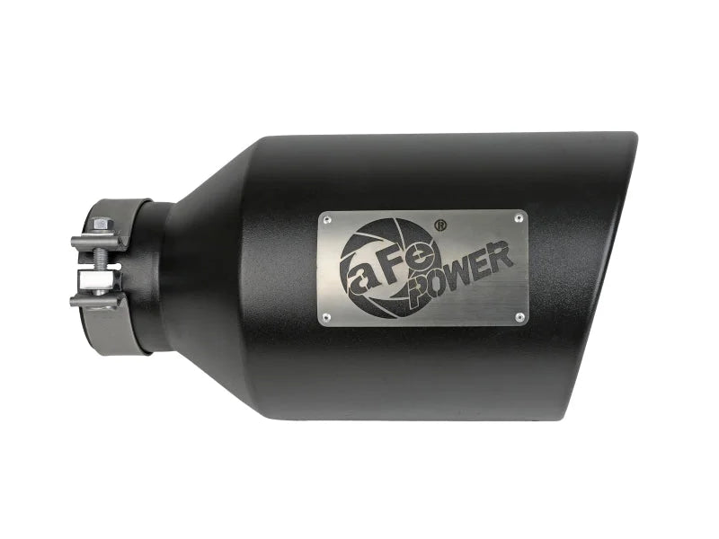 aFe Power MACH Force-Xp 409 Stainless Steel Clamp-on Exhaust Tip Black - Back View
