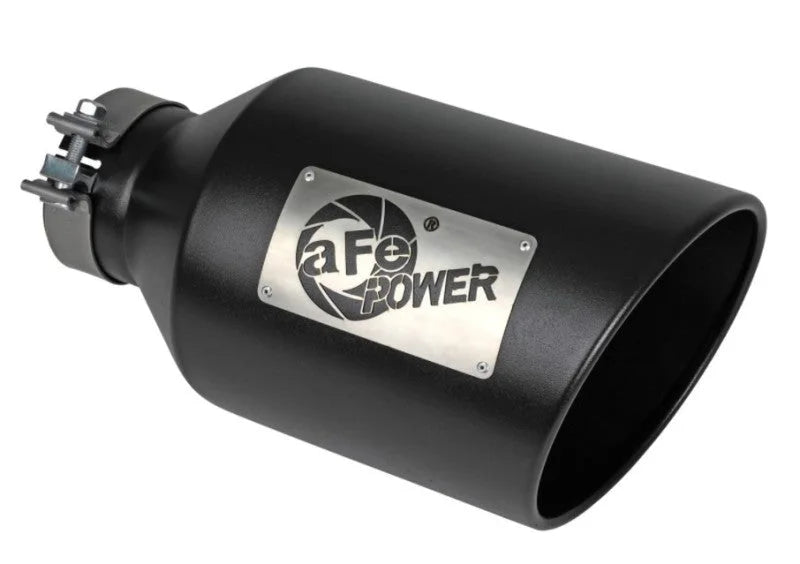 aFe Power MACH Force-Xp 409 Stainless Steel Clamp-on Exhaust Tip Black - Additional View 6