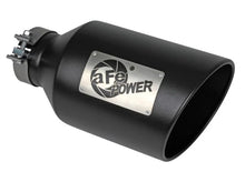 Load image into Gallery viewer, aFe Power MACH Force-Xp 409 Stainless Steel Clamp-on Exhaust Tip Black - Additional View 6