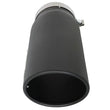Load image into Gallery viewer, aFe Power MACH Force-Xp 5in In x 6in Out x 15in L Bolt-On 409 SS Exhaust Tip - Black - Back View