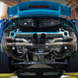 Load image into Gallery viewer, aFe Power MACHForce XP 304 Stainless Secondary Muffler Delete Pipe 14-19 Porsche 911 GT3 3.8L/4.0L - Side View
