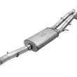 Load image into Gallery viewer, aFe Power MACHForce XP Exhaust System Cat-Back 409 Stainless Steel 07-08 Hummer H2 V8 6.0L/6.2L - Back View