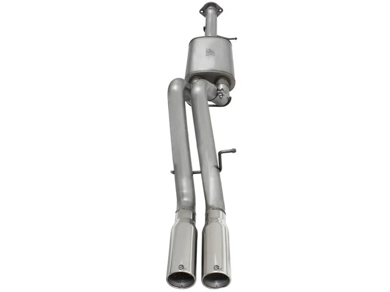 aFe Power MACHForce XP Exhaust System Cat-Back 409 Stainless Steel 07-08 Hummer H2 V8 6.0L/6.2L - Installation View