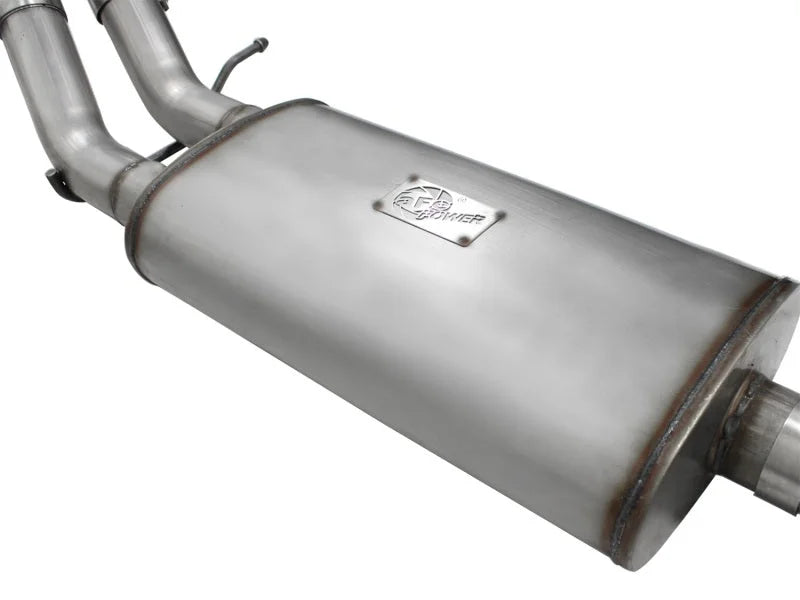 aFe Power MACHForce XP Exhaust System Cat-Back 409 Stainless Steel 07-08 Hummer H2 V8 6.0L/6.2L - Additional View 6