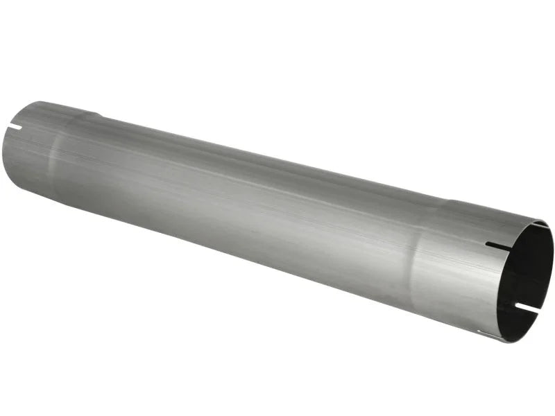 aFe Power MACHForce XP Mufflers 5in Aluminized Steel Exhaust Muffler Delete Pipe - Back View
