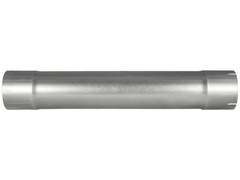 aFe Power MACHForce XP Mufflers 5in Aluminized Steel Exhaust Muffler Delete Pipe - Installation View