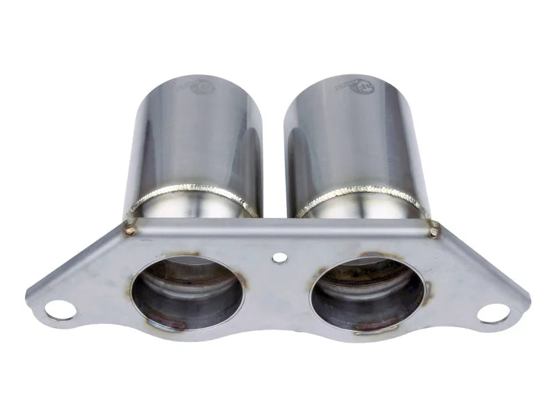 aFe Power Mach Force Xp 4in 304 SS Bolt-On Exhaust Tips Brushed 14-19 Porsche 911 GT3 3.8L/4.0L - Additional View 7