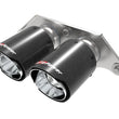 Load image into Gallery viewer, aFe Power Mach Force Xp 4in 304 SS Bolt-On Exhaust Tips Carbon Fiber 14-19 Porsche 911 GT3 3.8L/4.0L - Main Product View