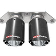 Load image into Gallery viewer, aFe Power Mach Force Xp 4in 304 SS Bolt-On Exhaust Tips Carbon Fiber 14-19 Porsche 911 GT3 3.8L/4.0L - Side View
