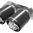 Load image into Gallery viewer, aFe Power Mach Force Xp 4in 304 SS Bolt-On Exhaust Tips Carbon Fiber 14-19 Porsche 911 GT3 3.8L/4.0L - Additional View 6
