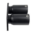 Load image into Gallery viewer, aFe Power Mach Force Xp 4in 304 SS Bolt-On Exhaust Tips Satin Black 14-19 Porsche 911 GT3 3.8L/4.0L - Side View