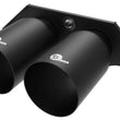 Load image into Gallery viewer, aFe Power Mach Force Xp 4in 304 SS Bolt-On Exhaust Tips Satin Black 14-19 Porsche 911 GT3 3.8L/4.0L - Installation View