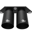Load image into Gallery viewer, aFe Power Mach Force Xp 4in 304 SS Bolt-On Exhaust Tips Satin Black 14-19 Porsche 911 GT3 3.8L/4.0L - Additional View 7