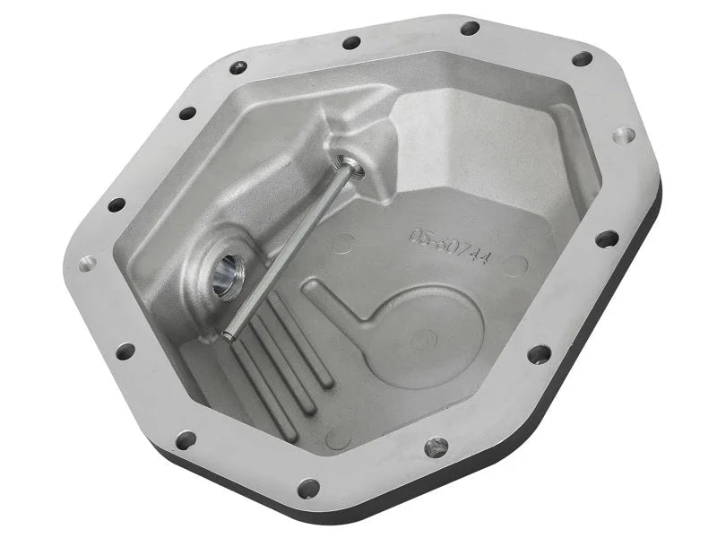 aFe Power Pro Ser Rear Diff Cover Black w/Mach Fins 2017 Ford Diesel Trucks V8-6.7L(td) Dana M275-14 - Additional View 6