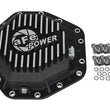 Load image into Gallery viewer, aFe Power Pro Ser Rear Diff Cover Black w/Mach Fins 2017 Ford Diesel Trucks V8-6.7L(td) Dana M275-14 - Additional View 7