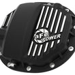 Load image into Gallery viewer, aFe Power Pro Series AAM 9.5/9.76 Rear Diff Cover Black w/Mach Fins 14-19 GM Silverado/Sierra 1500 - Main Product View