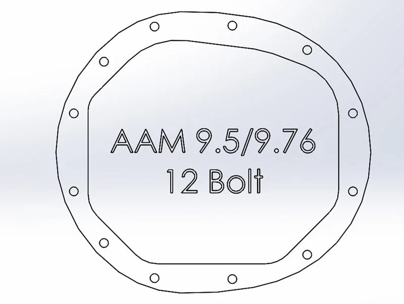 aFe Power Pro Series AAM 9.5/9.76 Rear Diff Cover Black w/Mach Fins 14-19 GM Silverado/Sierra 1500 - Installation View