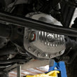 Load image into Gallery viewer, aFe Power Pro Series Front Differential Cover Raw(Dana M210) 18-19 Jeep Wrangler JL 2.0L (t) - Side View