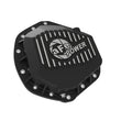 Load image into Gallery viewer, aFe Power Pro Series Rear Differential Cover Black w/ Machined Fins 14-18 Dodge Trucks 2500/3500 - Side View
