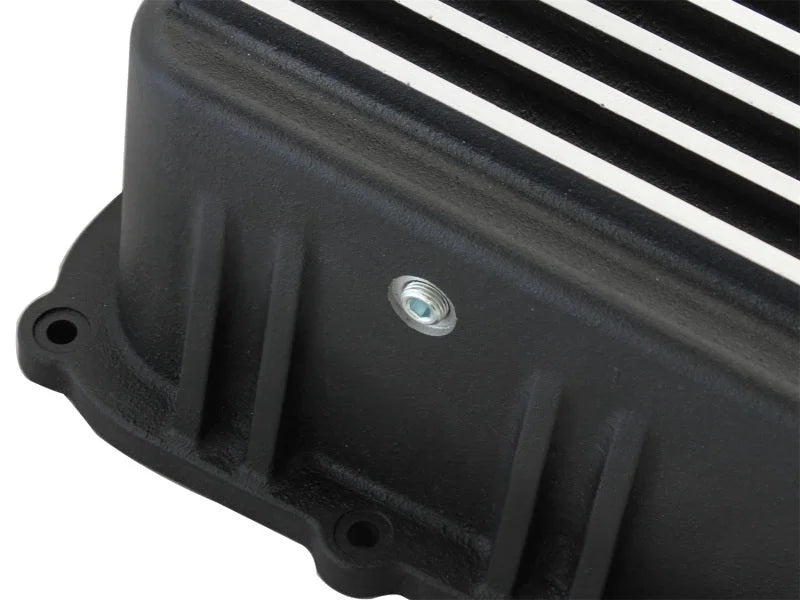 aFe Power Transmission Pan Black Machined 11-14 Ford 6R140 Trucks V8 6.7L (td) - Additional View 6