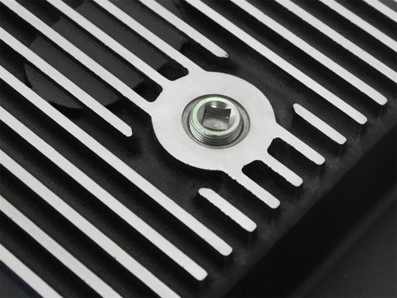 aFe Power Transmission Pan Black Machined 11-14 Ford 6R140 Trucks V8 6.7L (td) - Additional View 7