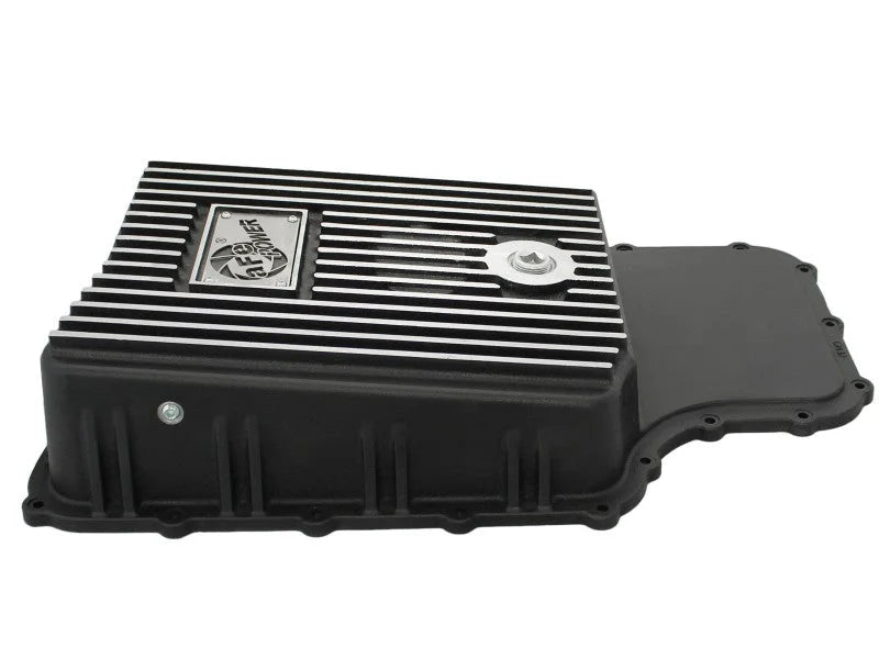 aFe Power Transmission Pan Black Machined 11-14 Ford 6R140 Trucks V8 6.7L (td) - Additional View 9