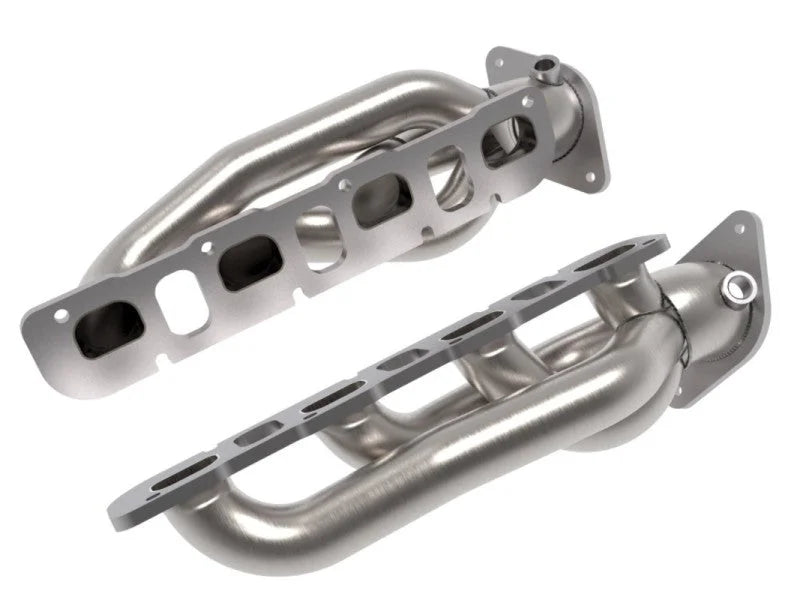 aFe Power Twisted Steel 304SS Shorty Header 2021 Ram 1500 TRX V8-6.2L (uncoated) - Additional View 6