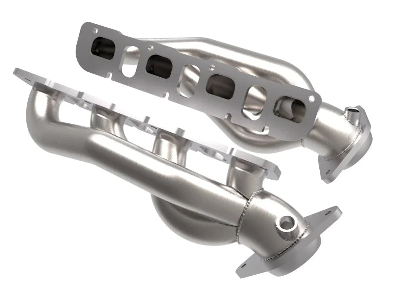 aFe Power Twisted Steel 304SS Shorty Header 2021 Ram 1500 TRX V8-6.2L (uncoated) - Additional View 7