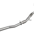 Load image into Gallery viewer, aFe Power Twisted Steel Down Pipe 3in 304 Stainless Steel w/ Cat 15-18 VW Golf R MKVII L4-2.0L (t) - Main Product View