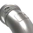 Load image into Gallery viewer, aFe Power Twisted Steel Down Pipe 3in 304 Stainless Steel w/ Cat 15-18 VW Golf R MKVII L4-2.0L (t) - Additional View 5