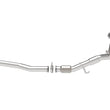 Load image into Gallery viewer, aFe Power Twisted Steel Down Pipe 3in 304 Stainless Steel w/ Cat 15-18 VW Golf R MKVII L4-2.0L (t) - Additional View 6
