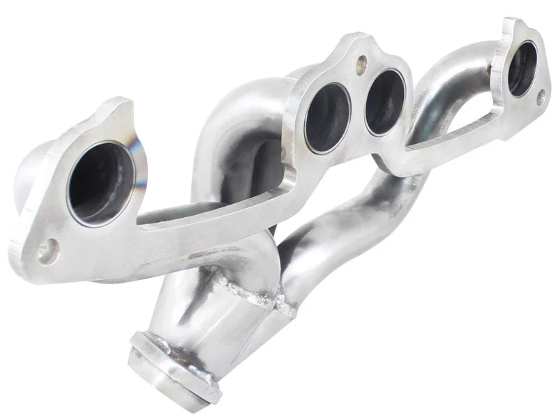 aFe Power Twisted Steel Exhaust Headers 409 Stainless Steel 83-02 Jeep Wrangler (YJ) L4 2.5L - Back View
